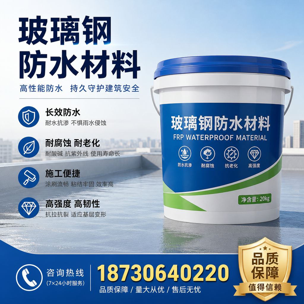 专家解析:玻璃钢防水材料的市场前景分析在 周口